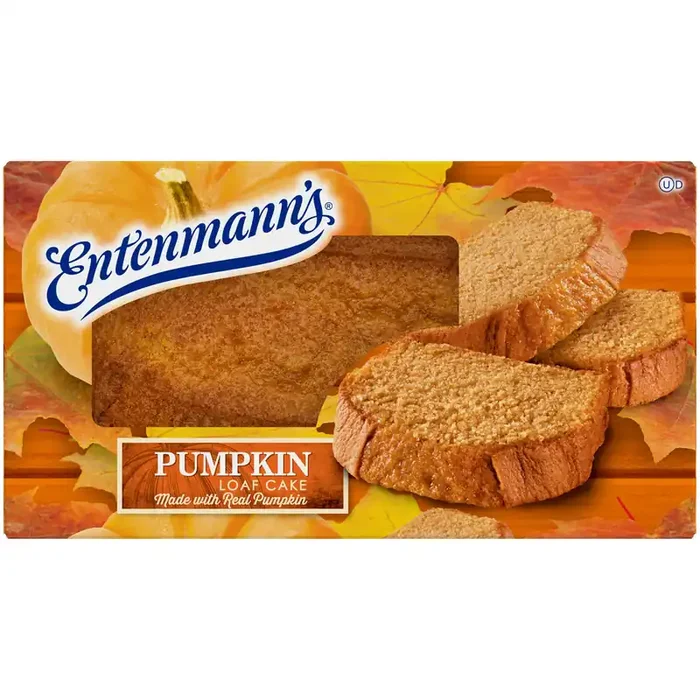 Entenmann‘s Pumpkin Loaf Cake, 13 oz, Loaf Cake, Box