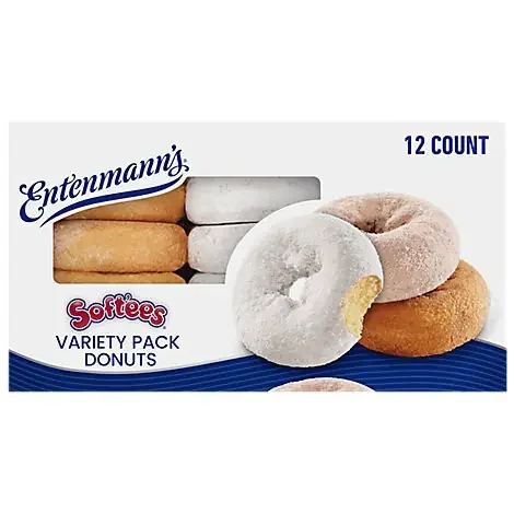Entenmann‘s Softees Variety Pack Donuts – 12 Count