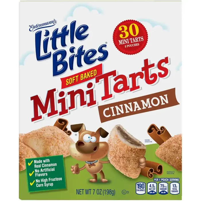 ENTENMANNS Entenmann‘‘s Little Bites Cinnamon Soft Baked Mini Tarts, 5ct., 7 oz.