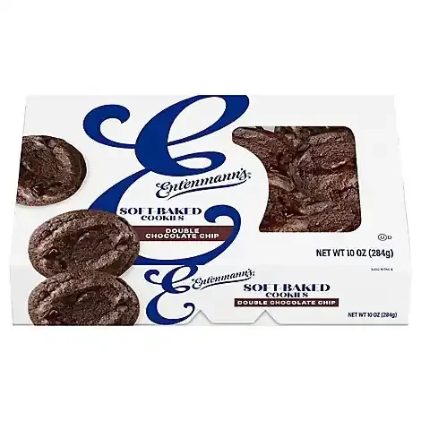 Entenmanns Soft Baked Double Chocolate Chip Cookies- 10 oz