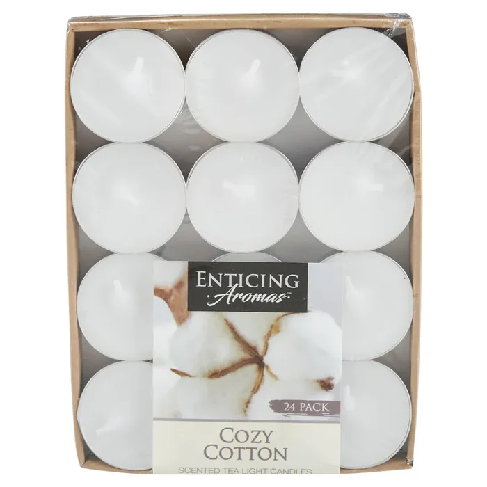 Enticing Aromas Cozy Cotton Tealights