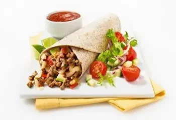 Entree Mexican Beef Burrito