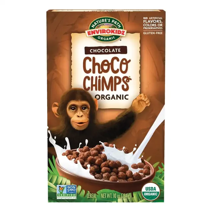 EnviroKidz Nature‘s Path EnviroKidz Organic Choco Chimps Cereal 10oz Box