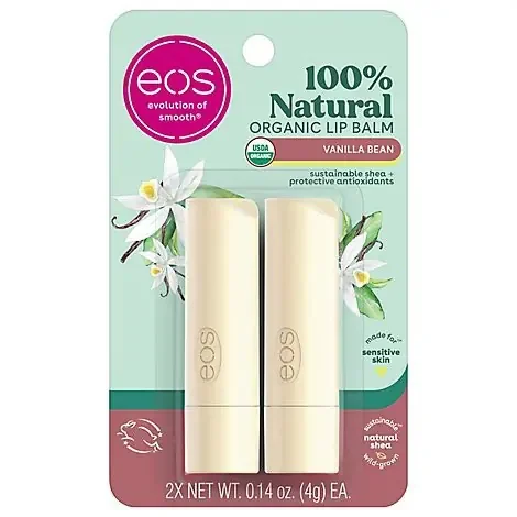 Eos Lip Balm Vanilla Bean – 2-0.14 Oz