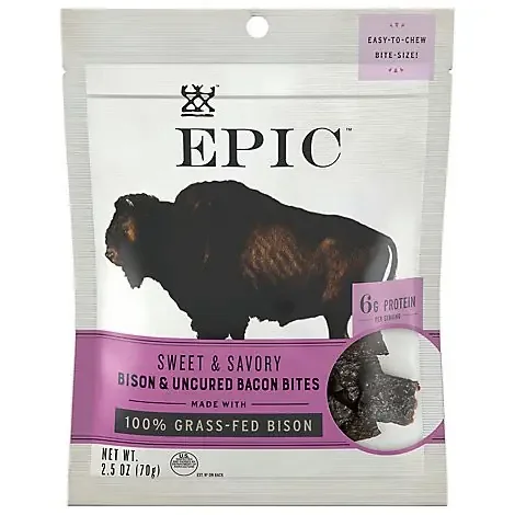 Epic Bites Bison Meat – 2.5 Oz