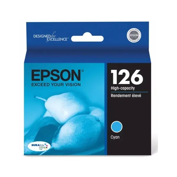 Epson 126, (T126420) Durabrite Ultra High-Capacity Yellow Ink Cartridge