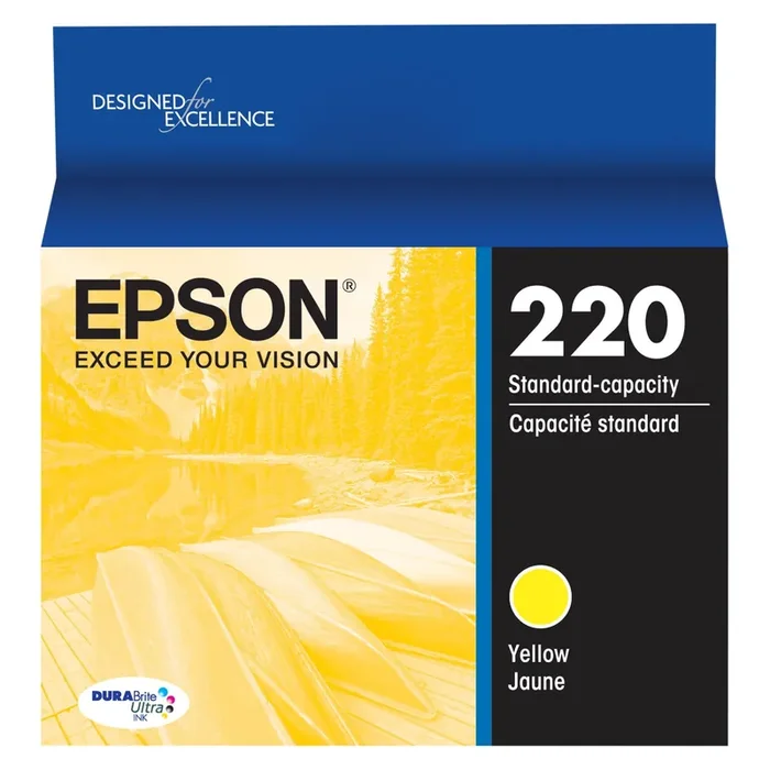 Epson 220 Single Ink Cartridge – Yellow (T220420-CP)