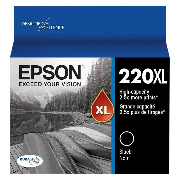 Epson 220XL Single Ink Cartridge – Black (T220XL120-CP)