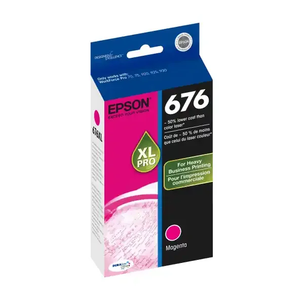 Epson 676XL Magenta Ink Cartridge