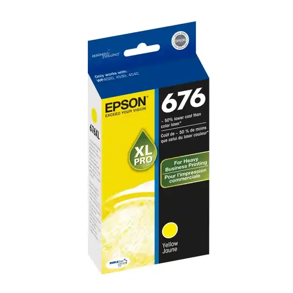 Epson 676XL Yellow Ink Cartridge