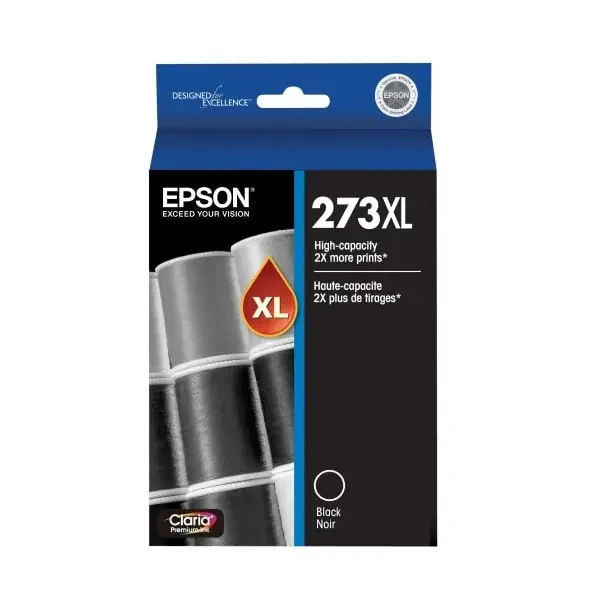 Epson Claria T273Xl020-S High-Yield Black Ink Cartridge