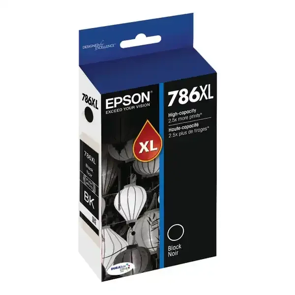 Epson Durabrite Ultra T786Xl120-S High-Yield Black Ink Cartridge