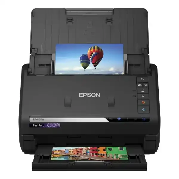 Epson Fastfoto Ff-680W Wireless Color High-Speed Photo And Document Scanning System