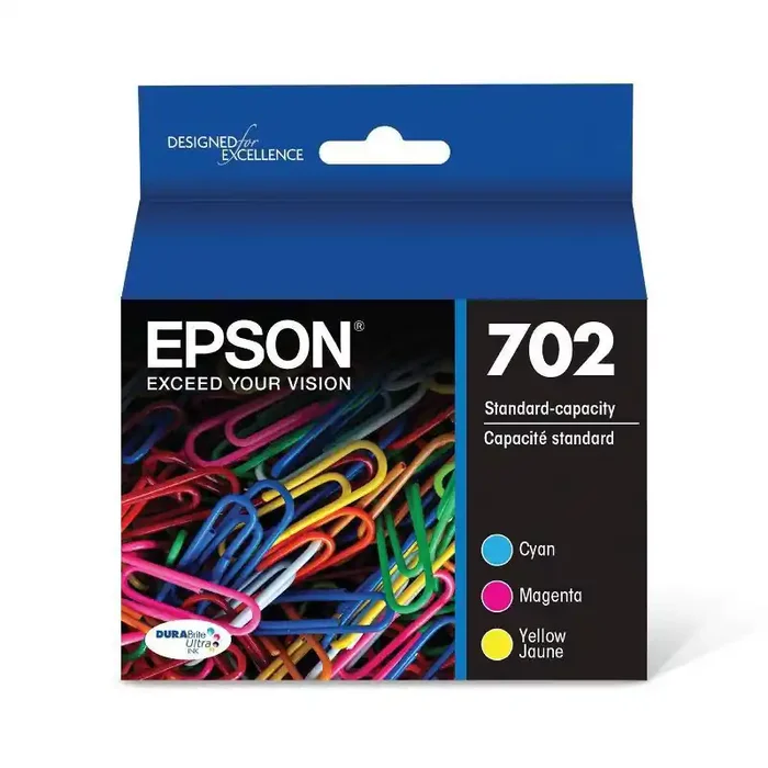 Epson T702520-S Durabrite Ultra Ink Cartridge – Multicolor