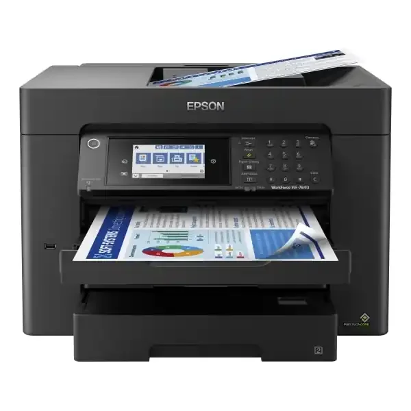 Epson Workforce Pro Wf-7840 Wireless Inkjet All-In-One Color Printer, C11Ch67201