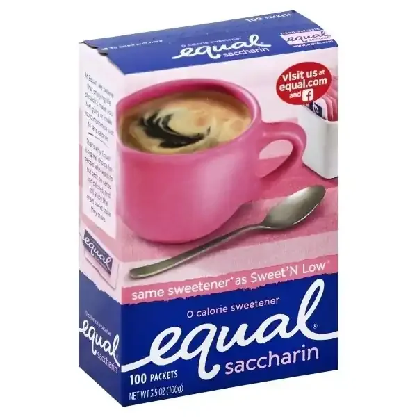 Equal 0 Calorie Saccharin Sweetener Packets