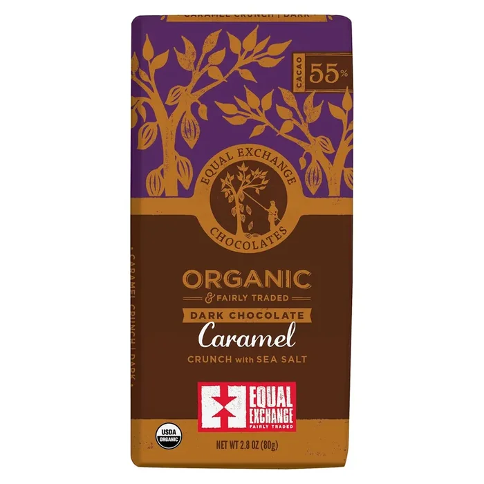 Equal Exchange Caramel Sea Salt Dark Chocolate