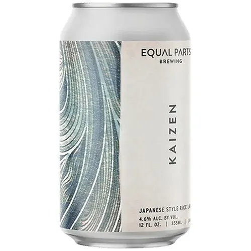 Equal Parts Kaizen Rice Lager – Cans