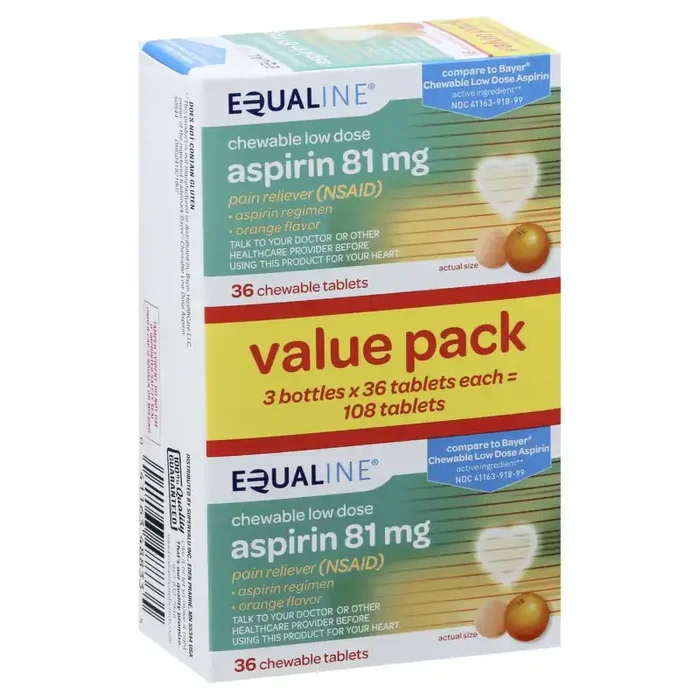 Equaline Chewable Low Dose Aspirin