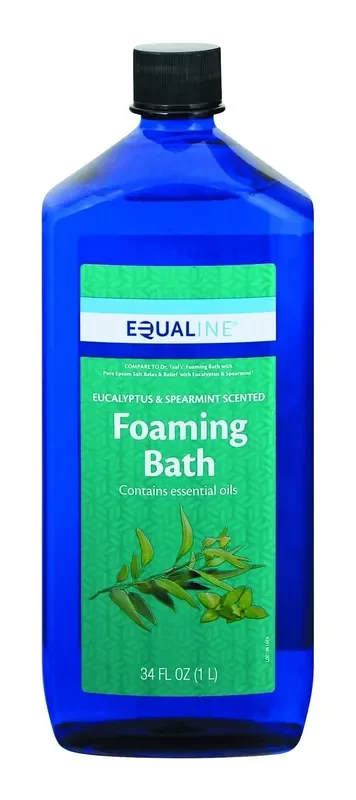 Equaline Eucalyptus & Spearmint Scented Foaming Bath, Eucalyptus & Spearmint Scented, 34 Ounce