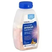 Equaline Extra Strength Antacid Tablets, Tropical Fruit