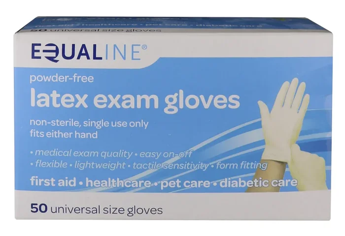 Equaline Latex Glove Powder Free