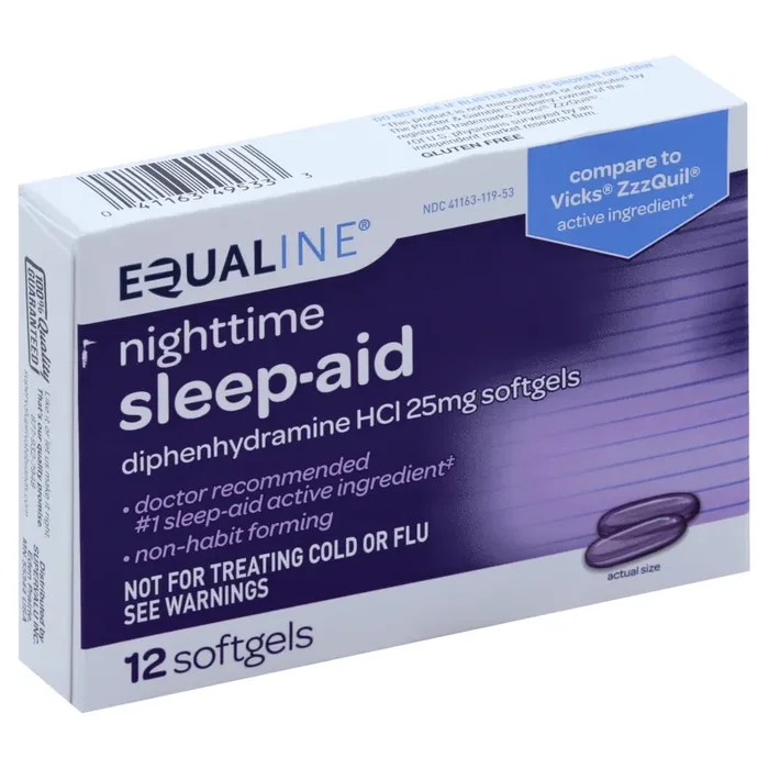 Equaline Nighttime Sleep Aid Softgels