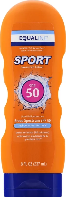 Equaline Sunscreen Lotion, Broad Spectrum SPF 50, 8 Ounce