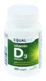 Equaline Vitamin D 5000 IU Softgels