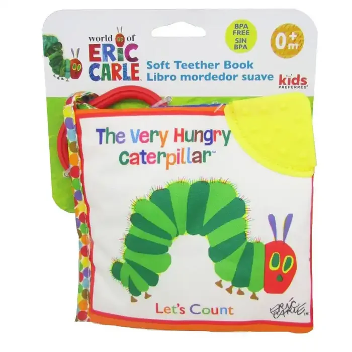 Eric Carle Hungry Caterpillar Soft Book – White