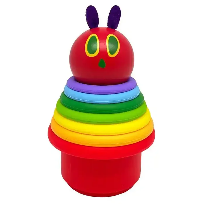 Eric Carle The Very Hungry Caterpillar Bath Time Silicone Stacking Cup Set – 8pc