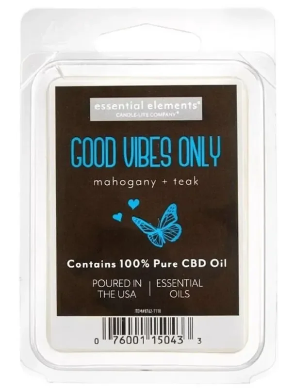 Essential Elements Good Vibes Only Mahogany + Teak Essential Oil Wax Cubes