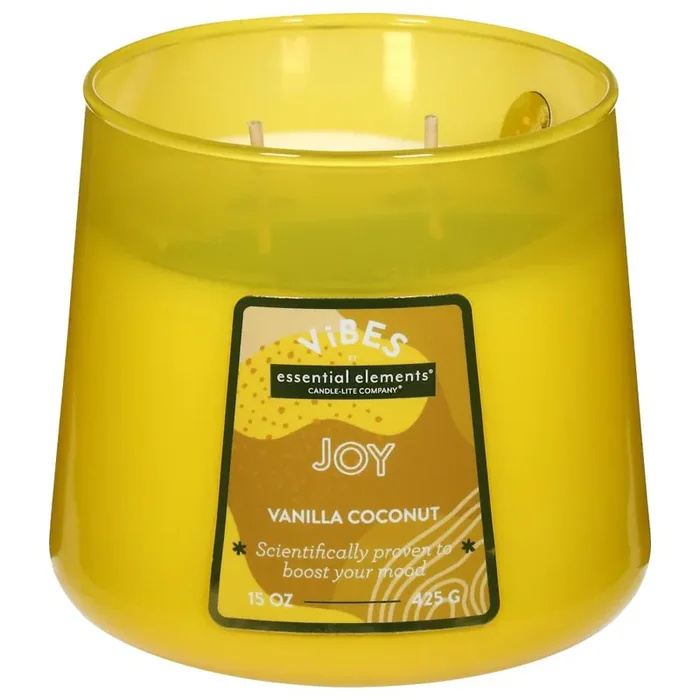Essential Elements Vibes Joy Fruity Floral Jar Candle