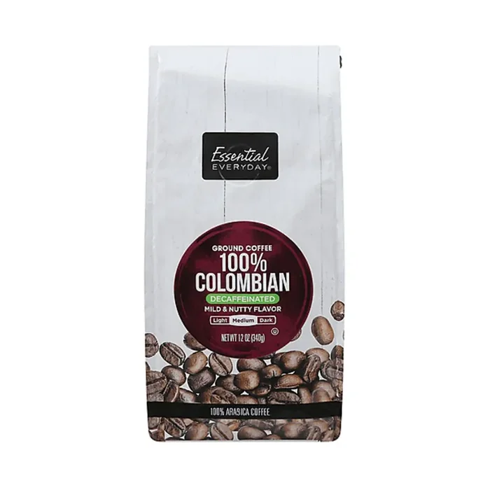 Essential Everyday 100% Columbian Ground Coffee Decaf- 12 oz