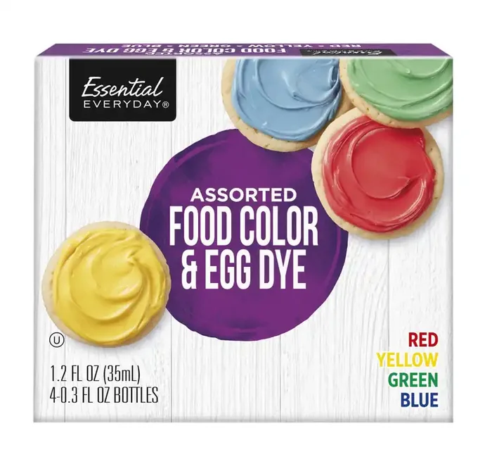 Essential Everyday Assorted Food Coloring Kit
