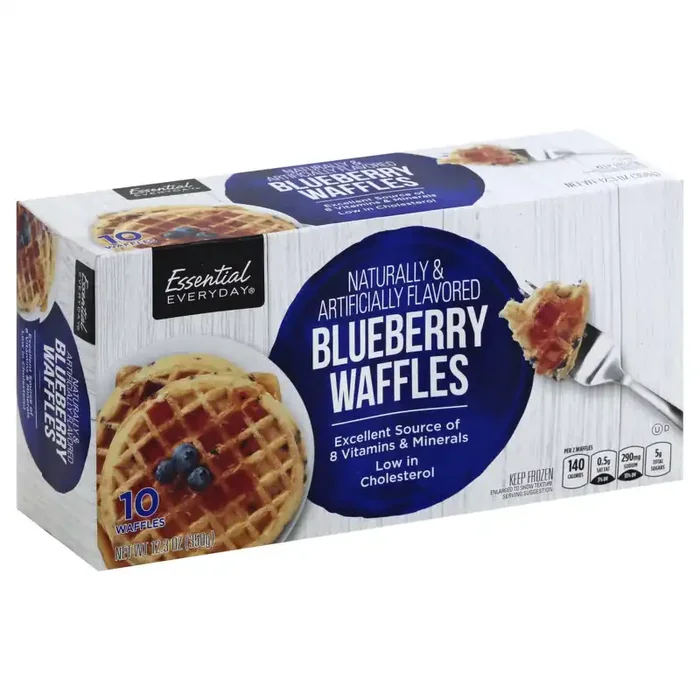 Essential Everyday Blueberry Waffles
