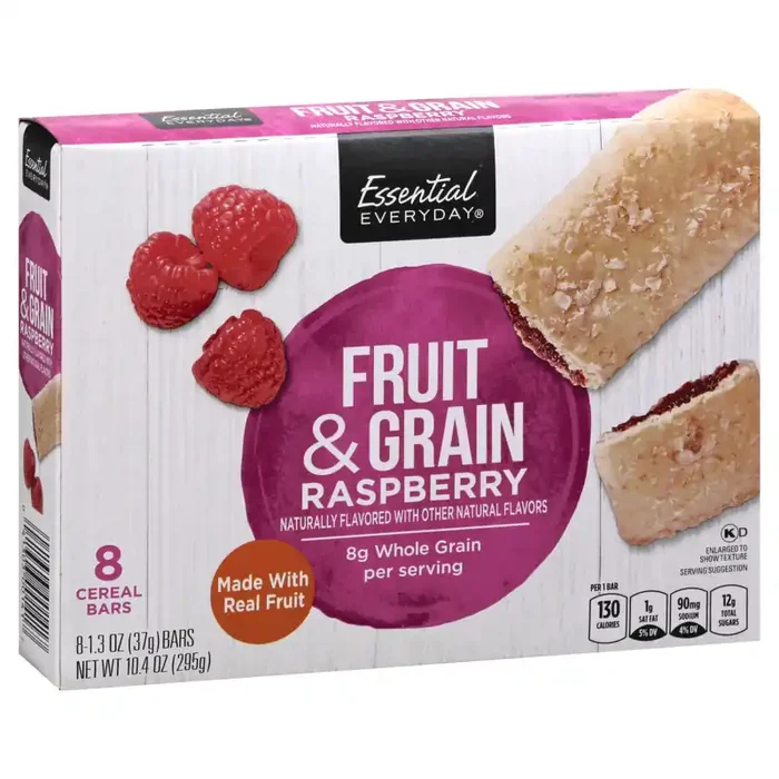 Essential Everyday Breakfast Bars F&g Raspber