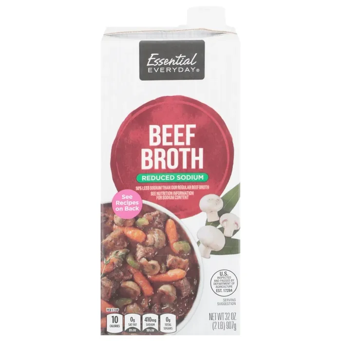 Essential Everyday Broth, Reduced Sodium, Beef