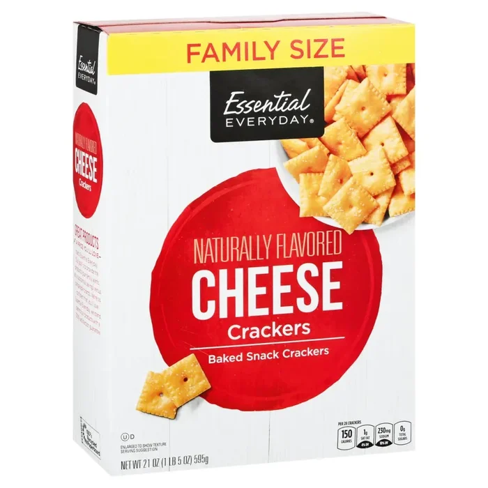 Essential Everyday Cheese Crackers, Original, Family Size