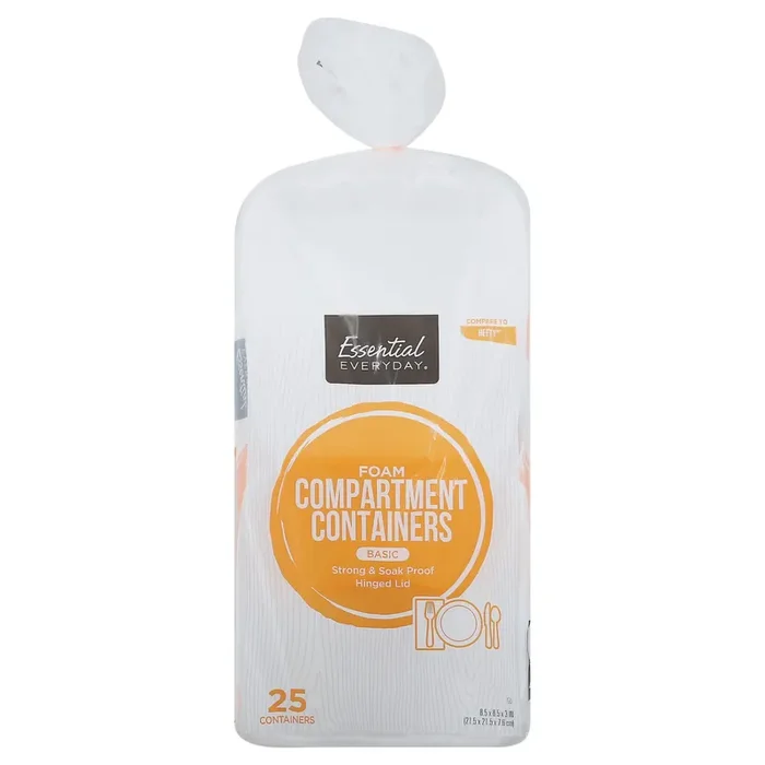 Essential Everyday Containers, Foam Compartment, Casual