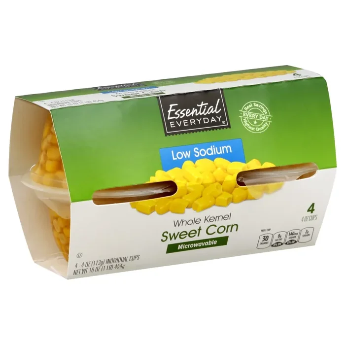 Essential Everyday Corn, Sweet, Whole Kernel, Low Sodium