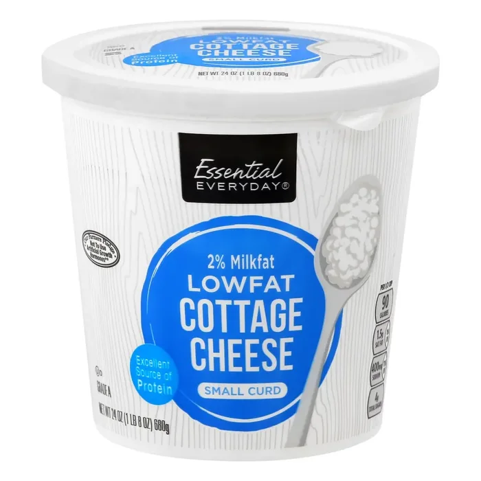 Essential Everyday Cottage Cheese, Small Curd, 2% Milkfat Low Fat
