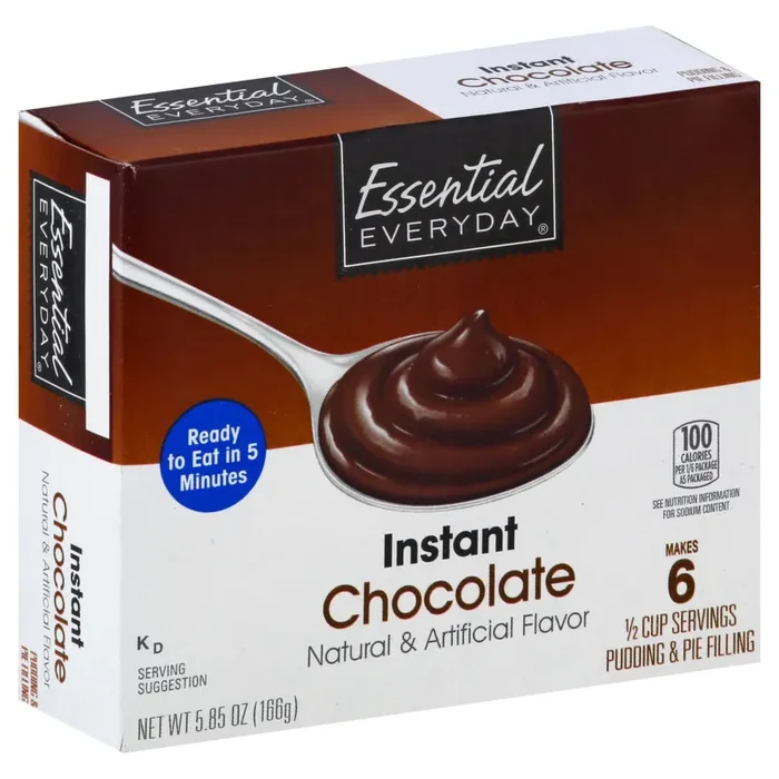 Essential Everyday Family Size Choco Instant Pudding