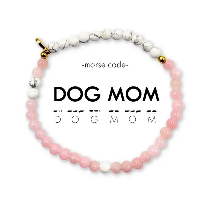 ETHICGOODS Dog Mom Morse Code Bracelet