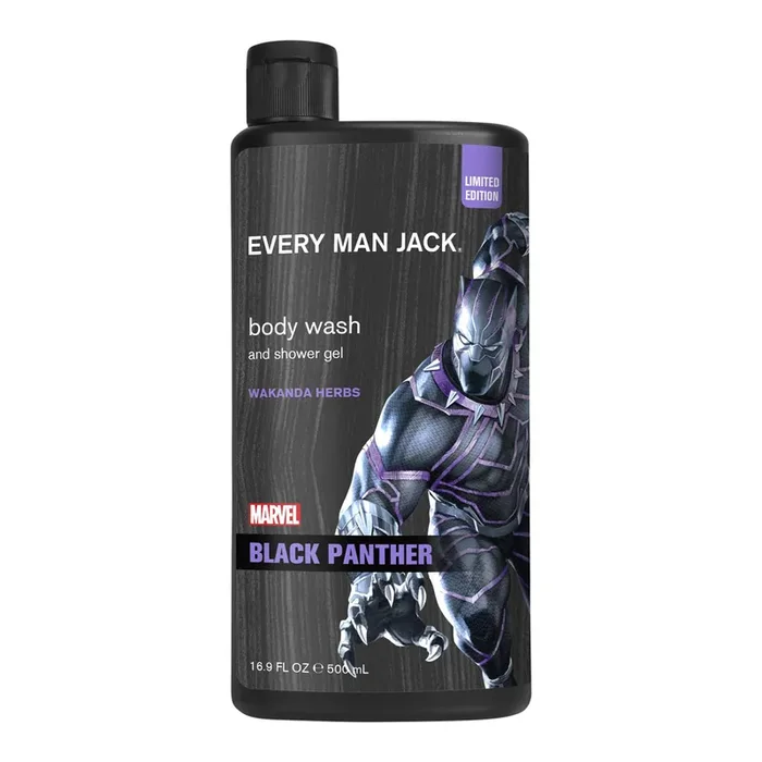 EVERY MAN JACK. Wakanda Herbs Black Panther Body Wash