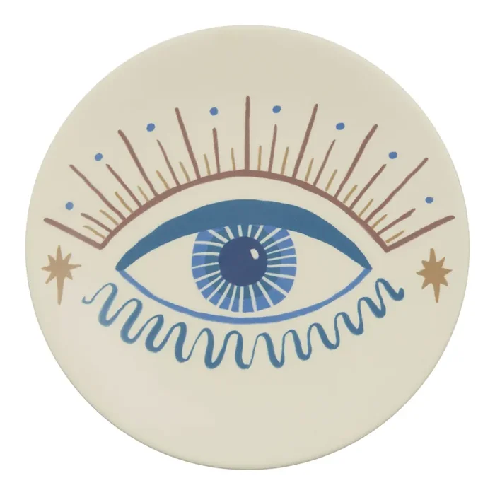 Evil Eye Melamine Appetizer Plate
