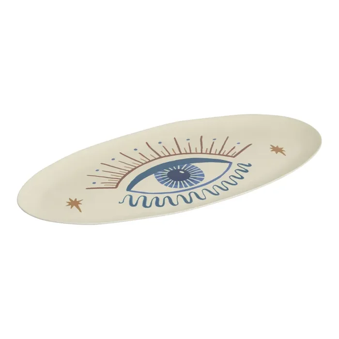 Evil Eye Melamine Serving Platter