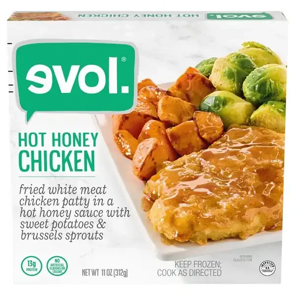 EVOL Evol Hot Honey Chicken, Frozen Meal, 11 oz.
