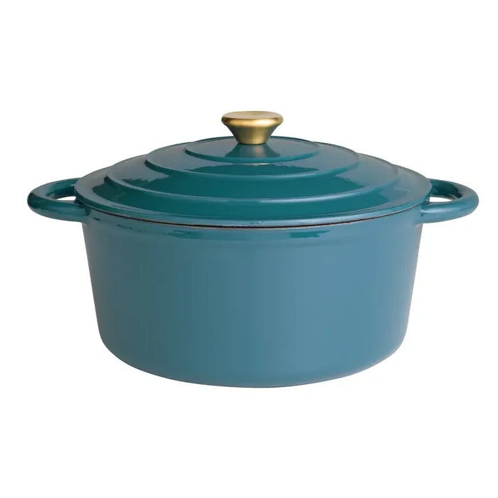 Extra Large Enameled Cast Iron Dutch Oven 6.5 Quart