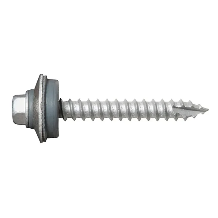 EZ GLAZE 3/8-in x 2-in Silver Galvanized Self-drilling Roofing Screws 25 -Count